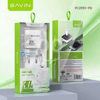 20W USB-C PD Fast Charger, Dual Port Type-C